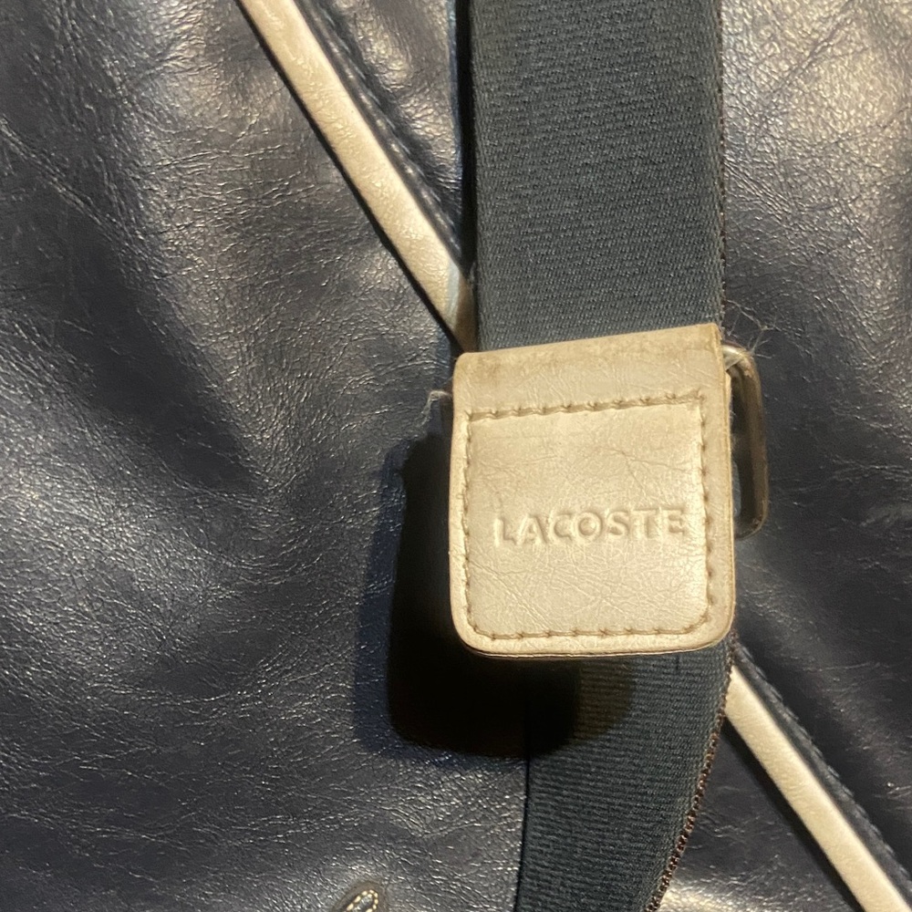 Lacoste Dark Blue Messenger Bag - Picture 3 of 5